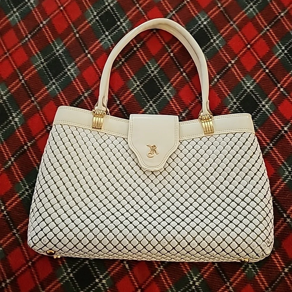 White R Purse - Chain Mail - Picture 1 of 16